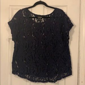 Lane Bryant Plus Size Lace Top